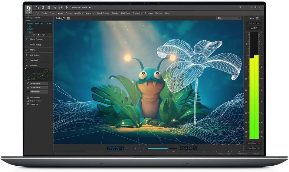 Dell Precision 5570 Laptop – 15.6″ FHD+ Display – 2.4 GHz Intel Core i7-12800H vPro 14-Core (12th Gen) – 512gB SSD – 16GB DDR5 – RTX A1000 – Windows 11 Pro
